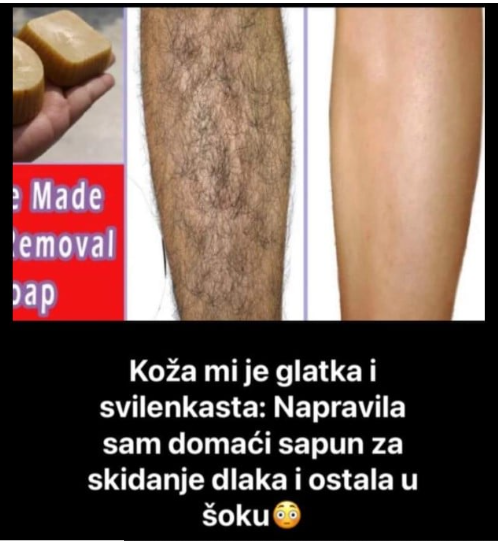 GOTOVO DOK KAŽETE KEKS: Napravite domaći SAPUN ZA SKIDANJE DLAKA, koža će biti glatka i svilenkasta! ŽENE ODUŠEVLJENE