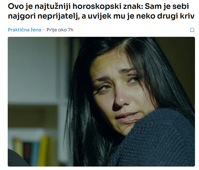 Ovo je najtužniji horoskopski znak: Sam je sebi najgori neprijatelj, a uvijek mu je neko drugi kriv
