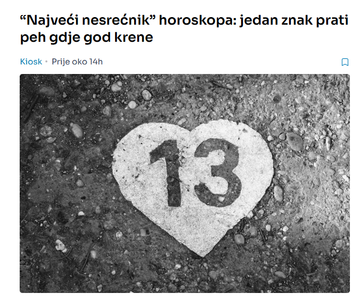 “Najveći nesrećnik” horoskopa: jedan znak prati peh gdje god krene