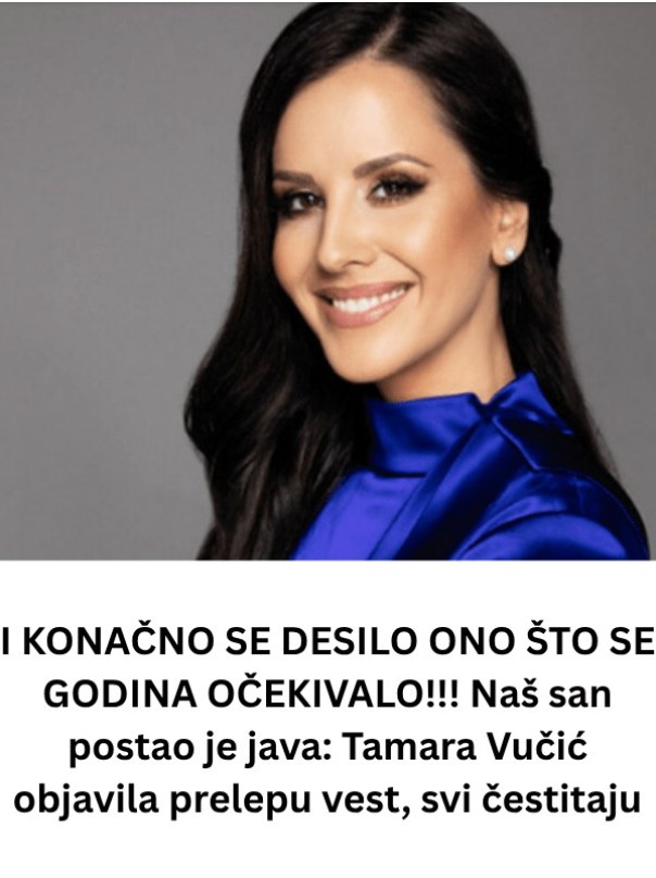 Tamara Vučić i tiha vest koja je obradovala javnost: kontinuitet, posvećenost i ljudska strana prve dame