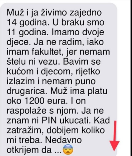 “Moj muž ima platu oko 1200 eura”