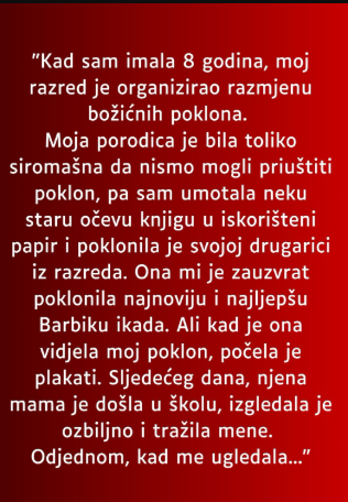 “Kad sam imala 8 godina…”