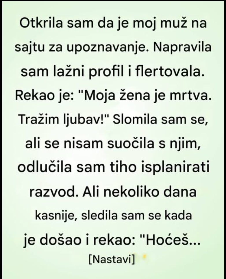 Pomislila sam da me je muž izbrisao iz svog života, a istina me naučila važnoj lekciji o povjerenju