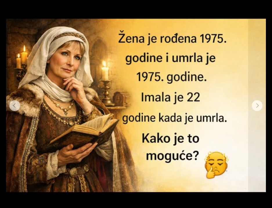 Zagonetka koja je zbunila internet: Kako je žena rođena i umrla iste „godine“?