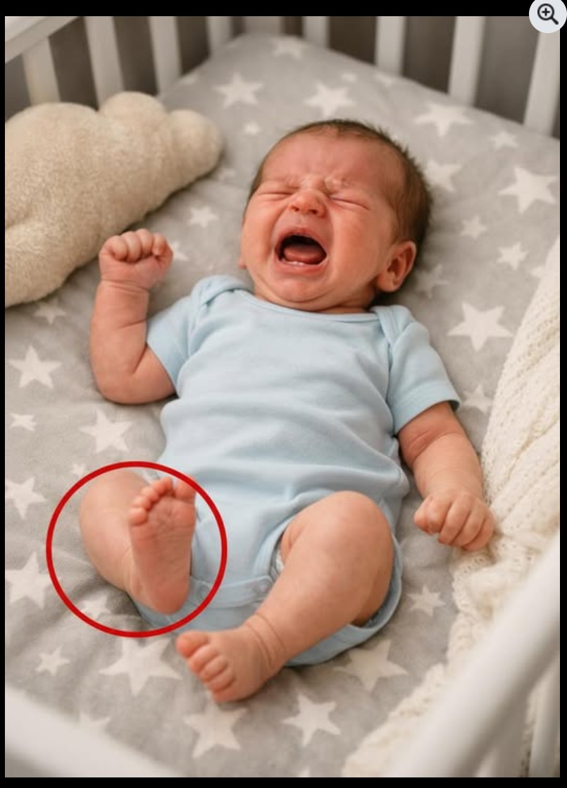 Beba je neprestano plakala, a ljekari su mislili da su grčevi: Otac je primijetio jedan detalj na stopalu koji je sve objasnio