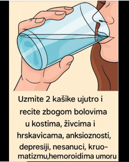 Uzmite dvije kašike ujutro i recite zbogom b0lovima u kostima, živcima i hrskavicama, anksioznosti, depresiji, nesanici, reumatizmu i umoru…