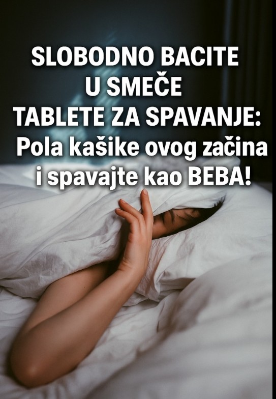 Prirodan način za bolji san: kako vam jedan začin može pomoći da lakše zaspite