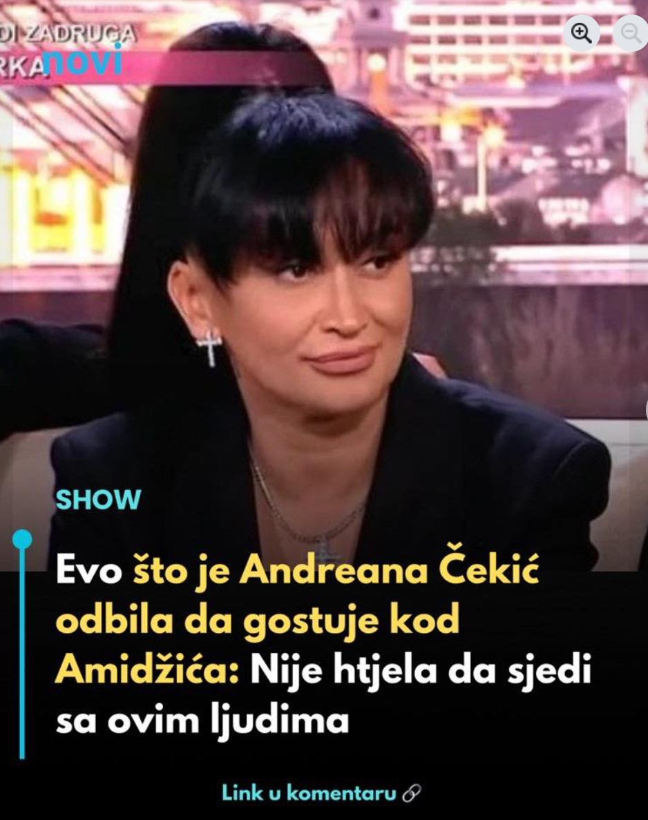 Zašto je Andreana Čekić otkazala gostovanje u emisiji AmiG Show: Pozadina nesporazuma koji je izazvao reakcije javnosti