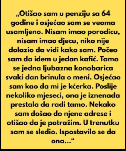 Nakon što sam otišao u penziju sa 64 godine, osjećao sam se veoma usamljeno.
