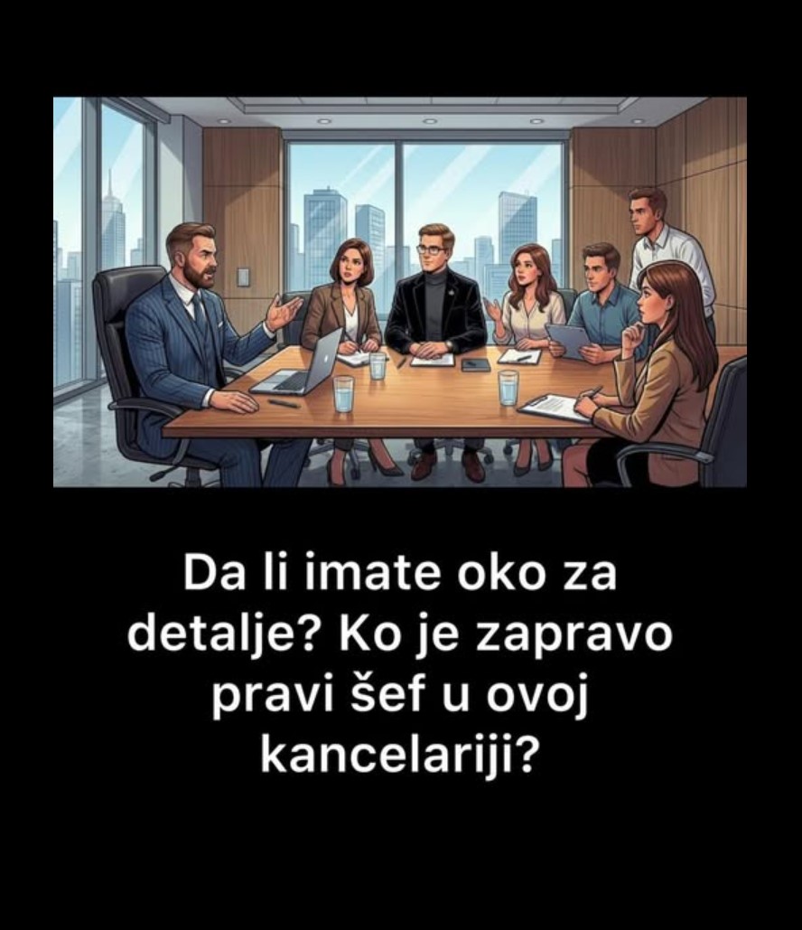 Test zapažanja koji zbunjuje internet: možete li prepoznati tko je pravi šef u kancelariji?