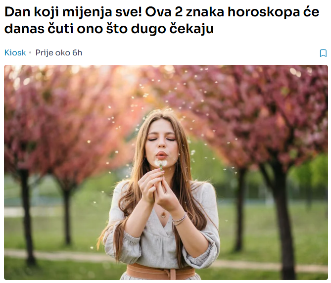 Dan koji mijenja sve! Ova 2 znaka horoskopa će danas čuti ono što dugo čekaju