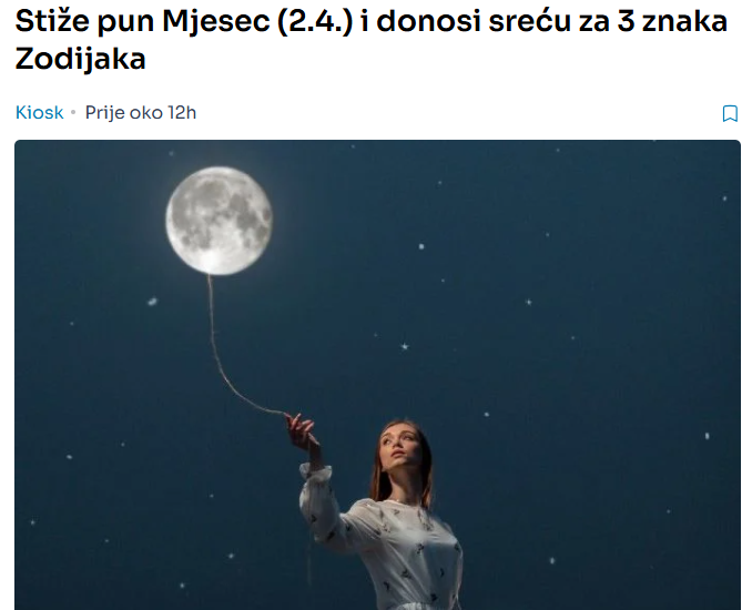 Stiže pun Mjesec (2.4.) i donosi sreću za 3 znaka Zodijaka