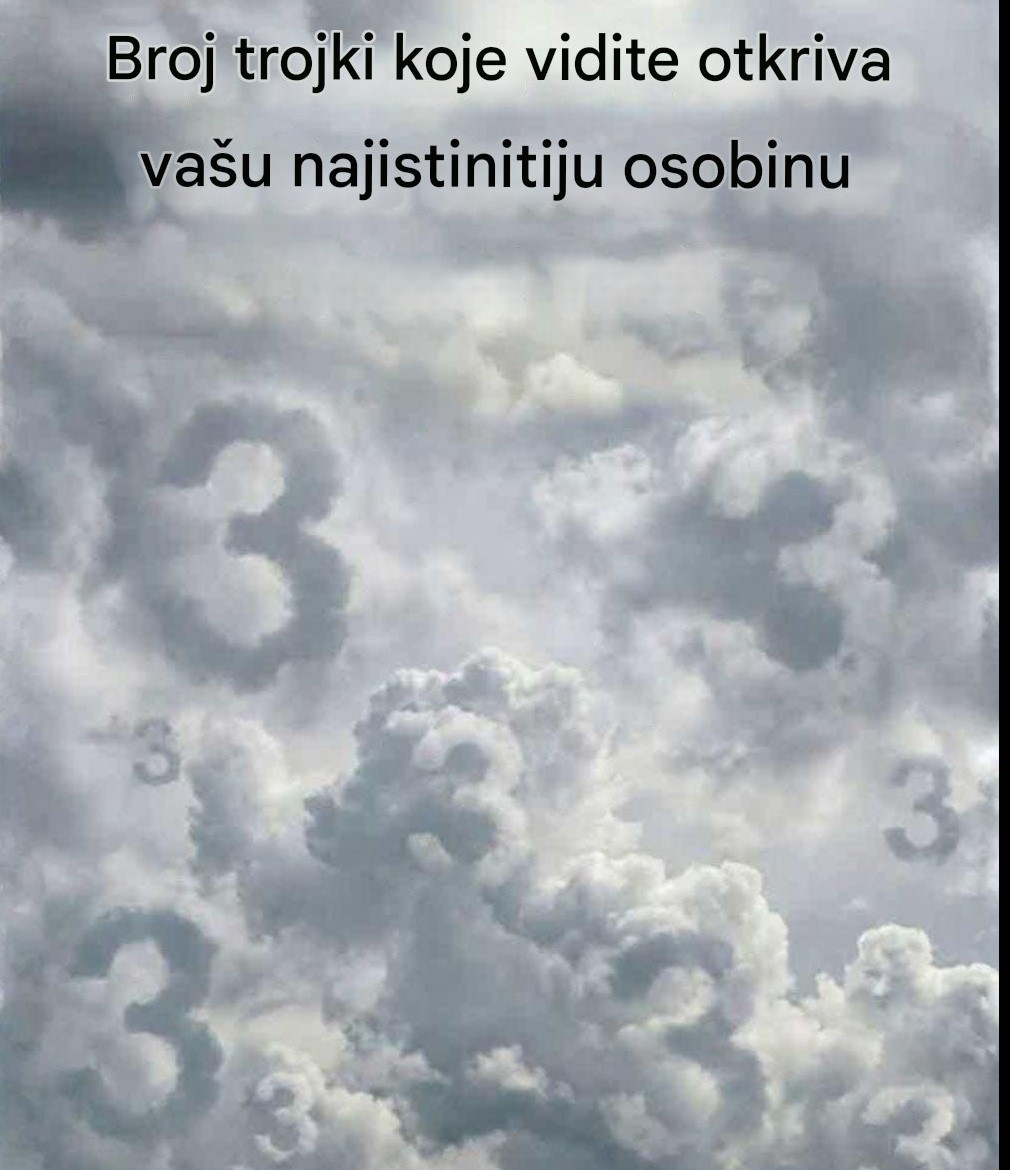Koliko trojki vidite prvo? Šta vaš izbor otkriva o vašoj ličnosti