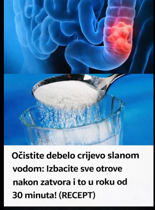 Kako prirodno očistiti debelo crijevo slanom vodom i poboljšati probavu