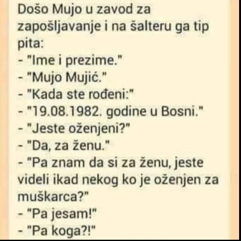 Vic dana Mujo na birou humor koji nas podsjeća na važnost vedrine u svakodnevnom životu