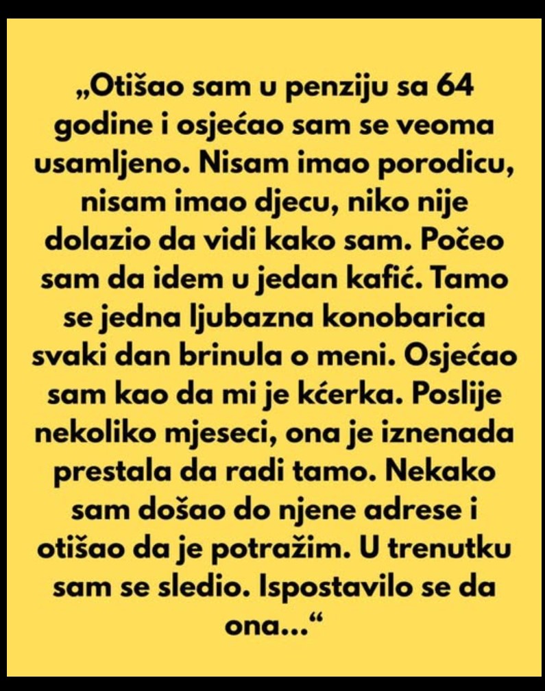 Usamljenost i tišina nakon penzije