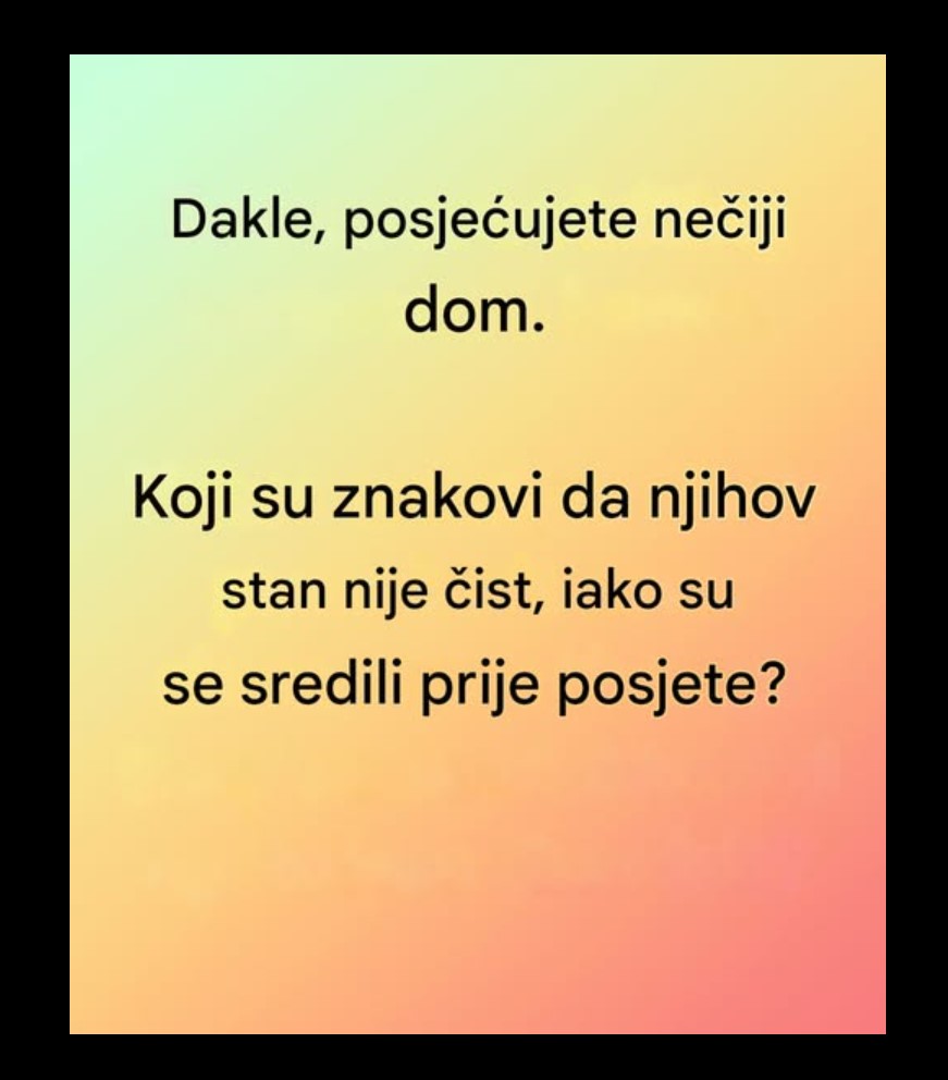 9 znakova da vaš dom možda nije potpuno čist (čak i kada izgleda uredno)