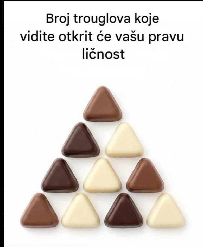 Vizuelna zagonetka: Koliko trouglova možete vidjeti?