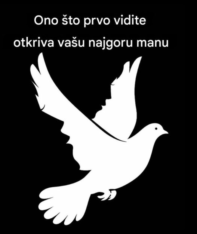 Golubica ili lice: Šta vaša percepcija otkriva o vama