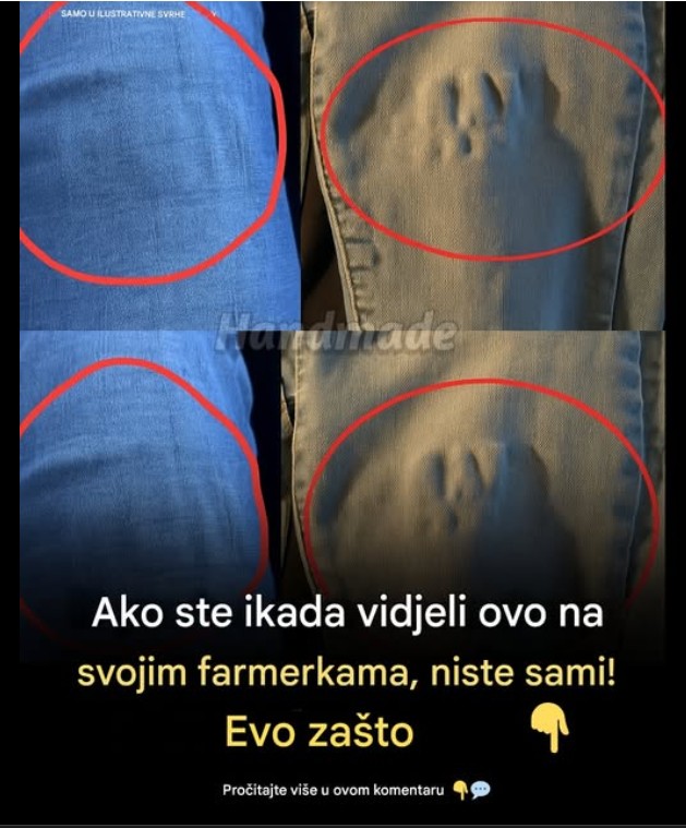 Talasi na farmerkama: zašto se javljaju i kako ih popraviti