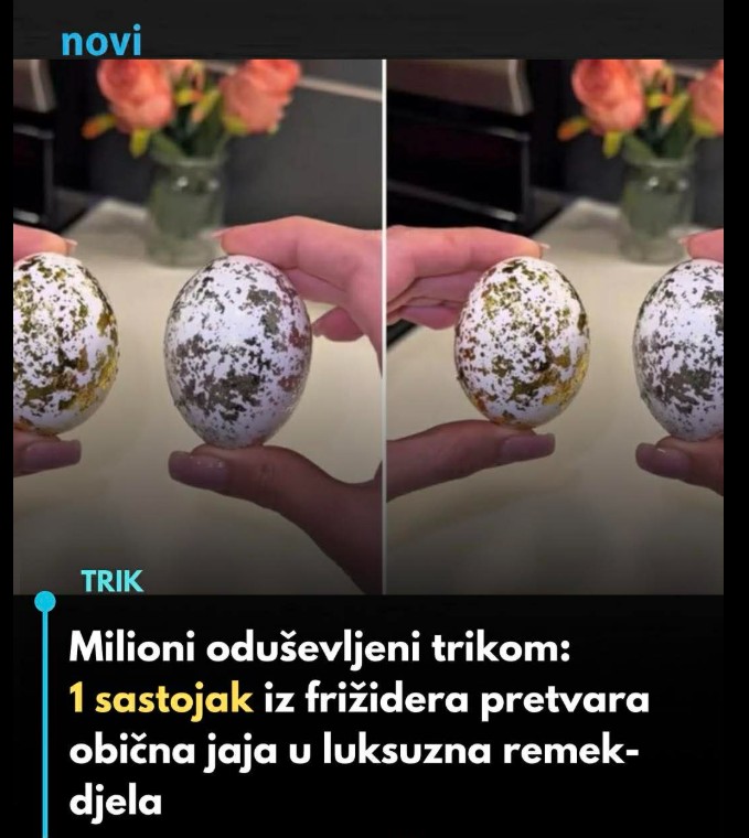 Jednostavan trik za luksuzne pisanice: sastojak iz frižidera koji pravi razliku