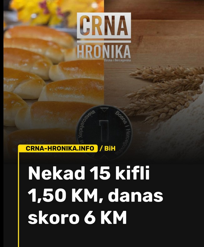 Nekad 15 kifli za 1,50 KM, danas skoro 6 KM: Kako je inflacija “pojela” naše novčanike