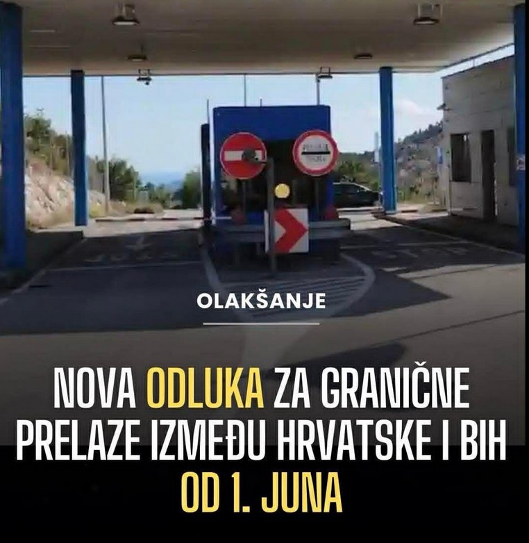 Od 1. juna promjene na pojedinim graničnim prelazima između BiH i Hrvatske: Šta putnici trebaju znati