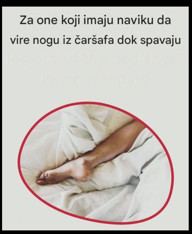 Zašto neki ljudi spavaju s jednom nogom izvan pokrivača? Nauka ima zanimljivo objašnjenje