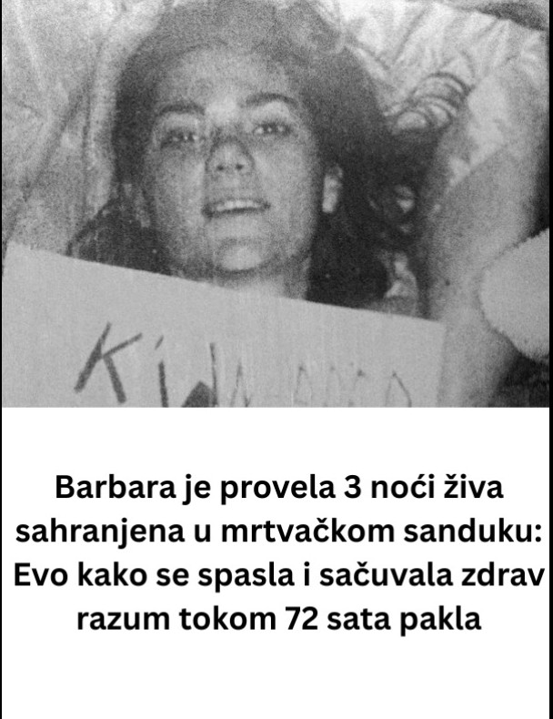 Priča o Barbaru Mekl: 83 sata borbe za život u zaključanom sanduku