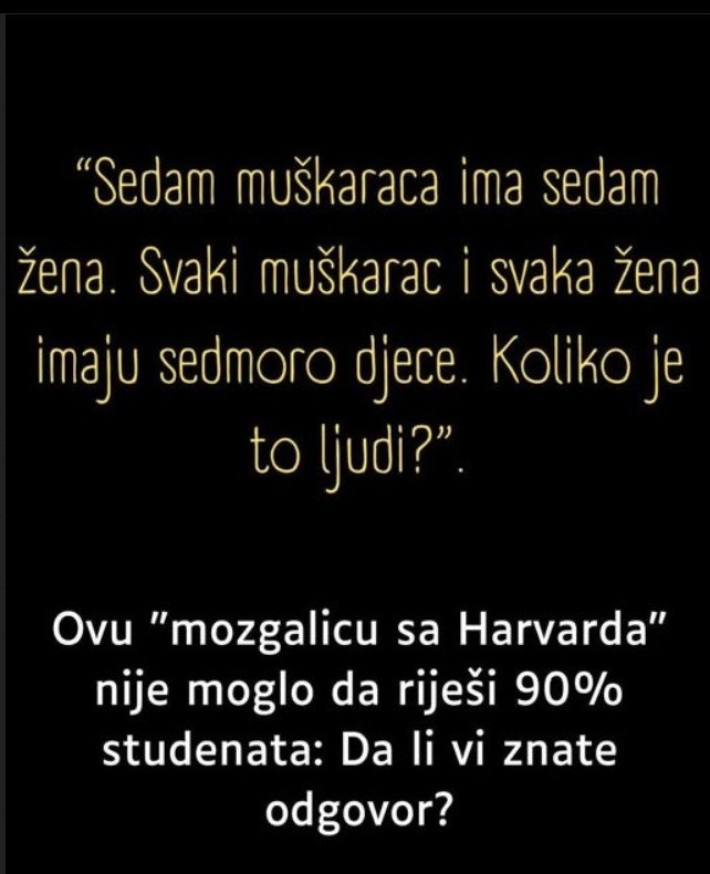 Mozgalica Koja Je Zbunila Hiljade Ljudi: Da Li Možete Tačno Da Rešite Ovaj Matematički Zadatak?
