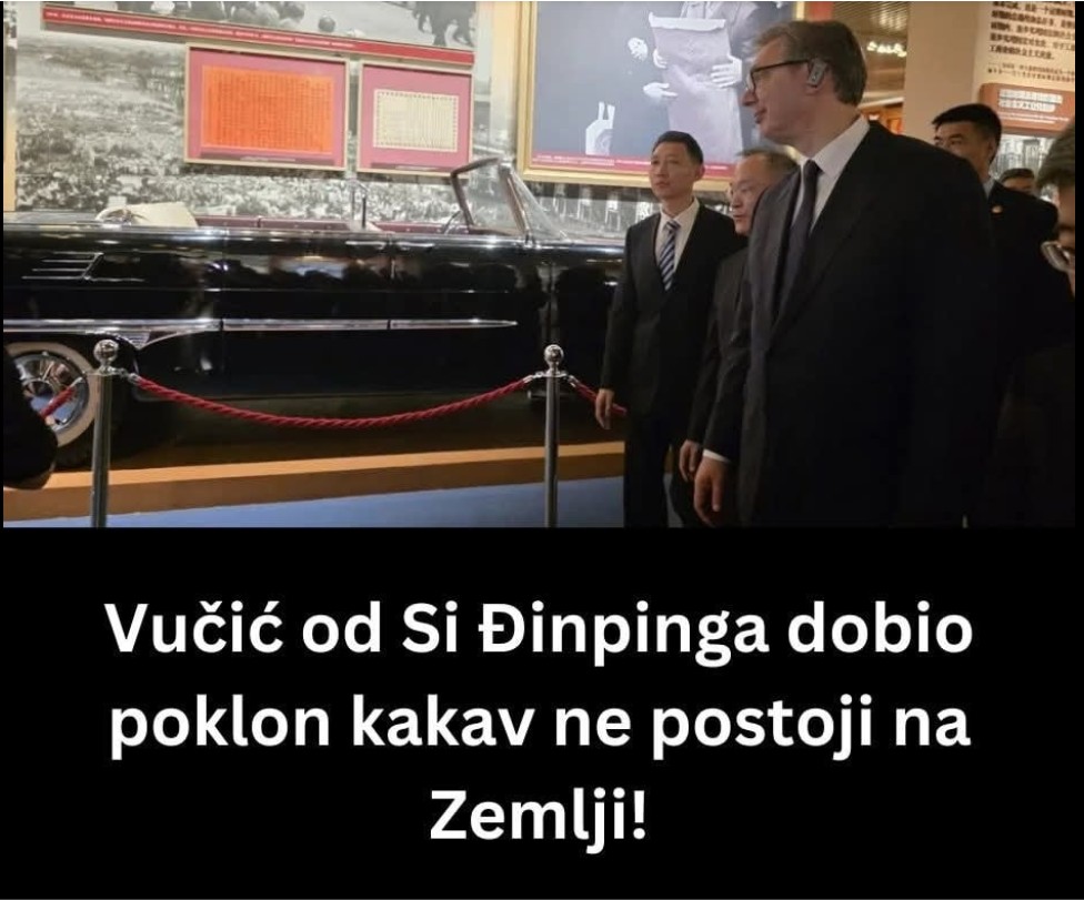Vučić: “Od predsjednika Sija dobio sam poseban poklon koji simbolizuje prijateljstvo Srbije i Kine”