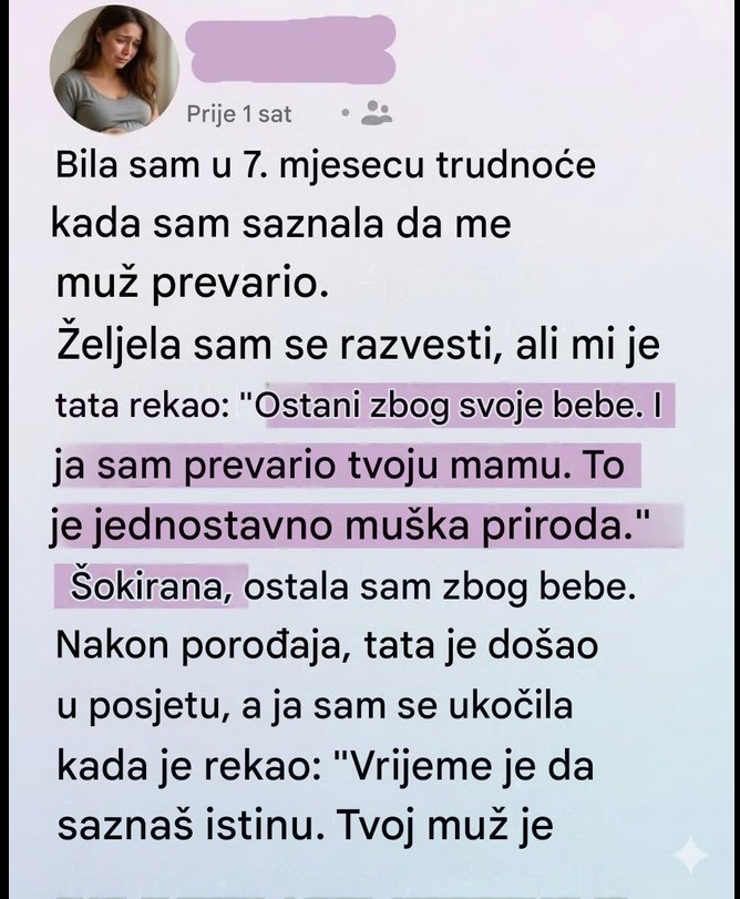 Istina koju je otac sakrio da bi zaštitio ćerku: Priča o izdaji, porodici i novom početku