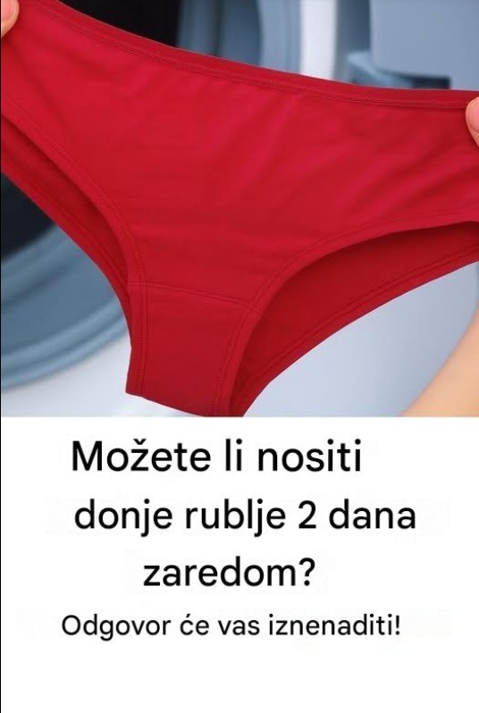 Nošenje istog donjeg veša dva dana zaredom: Šta je važno znati o higijeni i udobnosti?