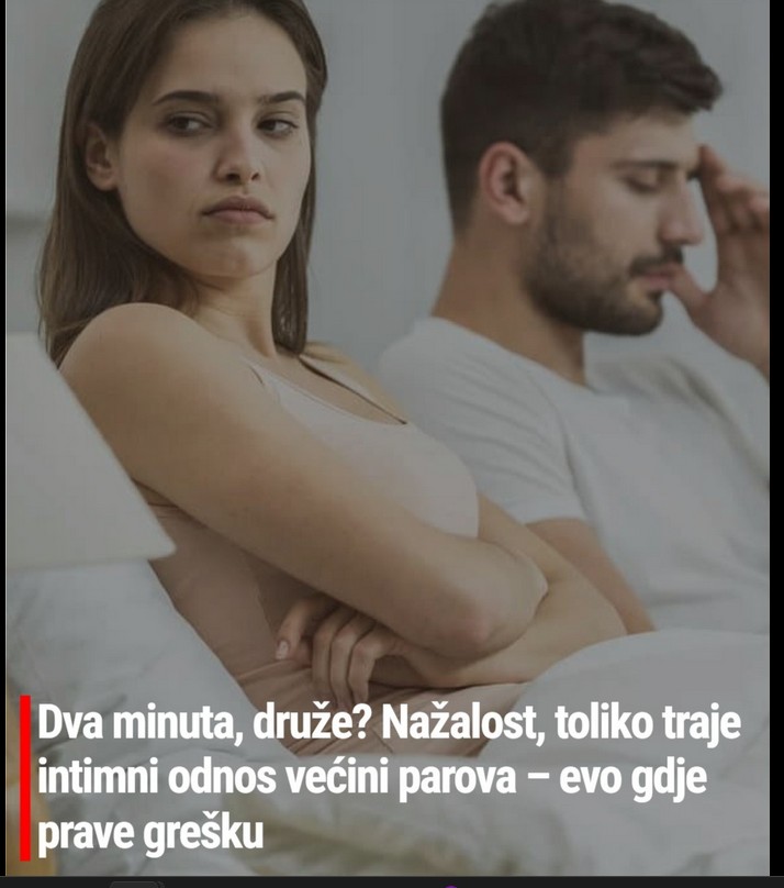 Koliko zapravo treba da traje intimni odnos? Statistika vs. realnost u spavaćoj sobi