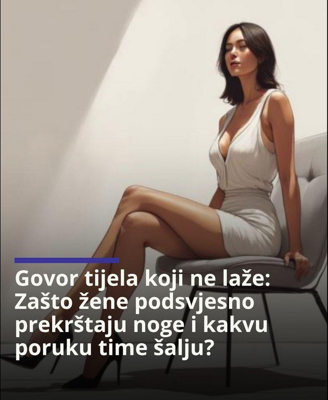 Govor tijela koji ne laže: Zašto žene podsvjesno prekrštaju noge i kakvu poruku time šalju?