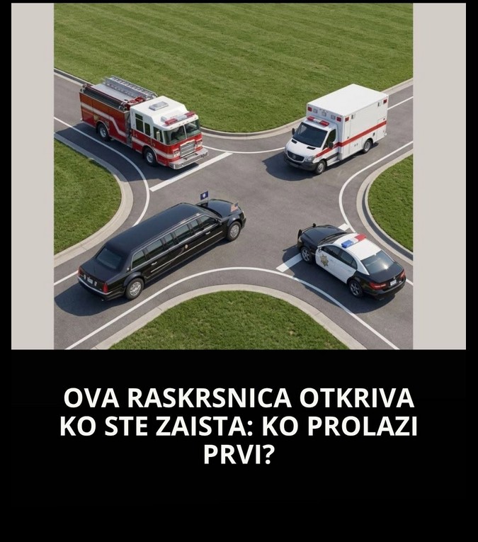 Test koji je zapalio internet: Ko prolazi prvi na ovoj raskrsnici?