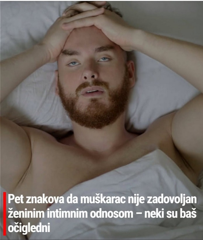 Pet znakova da muškarac nije zadovoljan ženinim intimnim odnosom – neki su baš očigledni