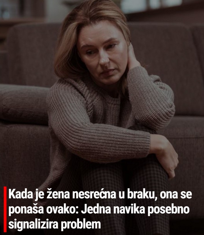 Skriveni znaci bračne krize: Kako se ponaša žena koja je nesrećna u braku i koju naviku muškarci najčešće zanemaruju?