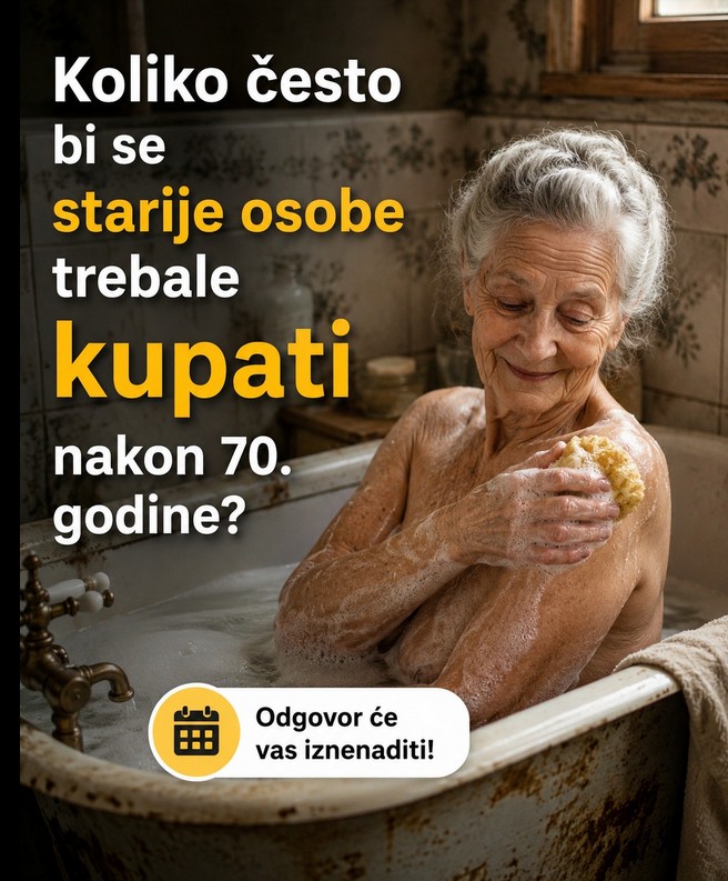 Koliko često bi se starije osobe trebale kupati? Stručnjaci objašnjavaju šta je važno nakon 70. godine