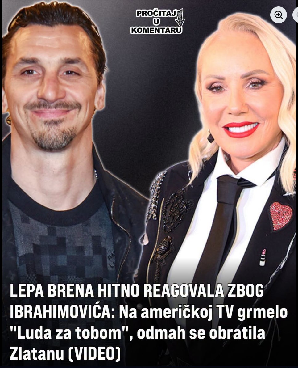 Lepa Brena odgovorila Zlatanu Ibrahimoviću: Fudbaler napravio šou uz njen hit