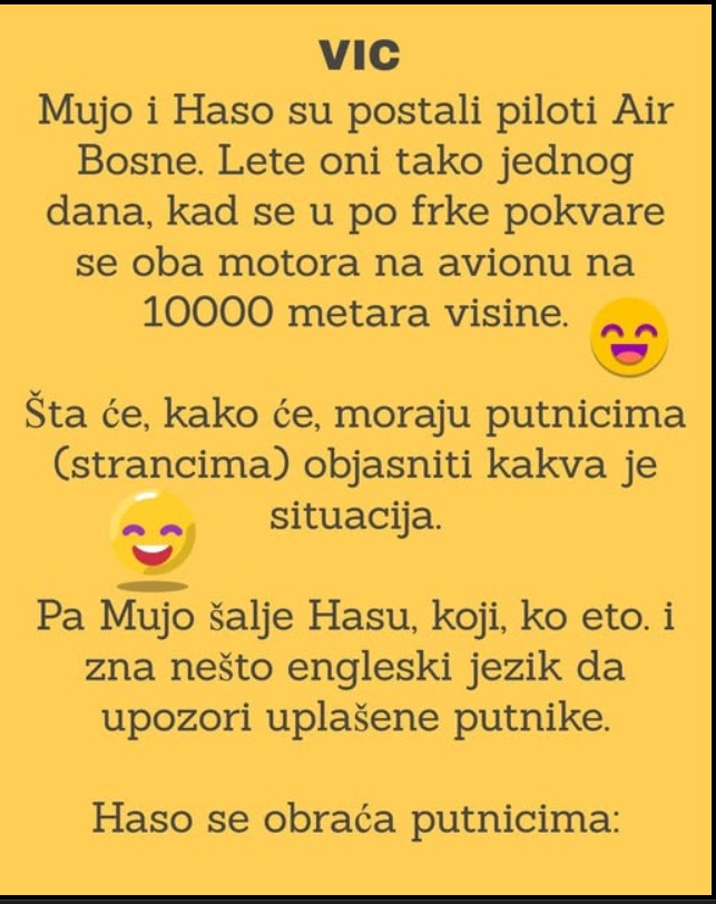 Mujo i Haso: Prvi let i “kratka pista”