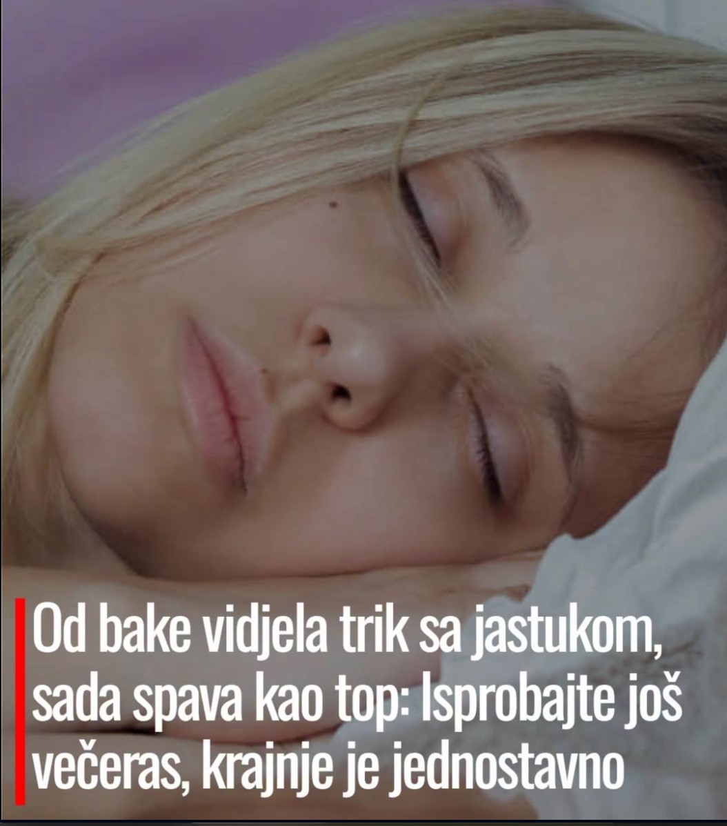 Od bake videla trik sa jastukom, sada spava kao top: Isprobajte još večeras, krajnje je jednostavno