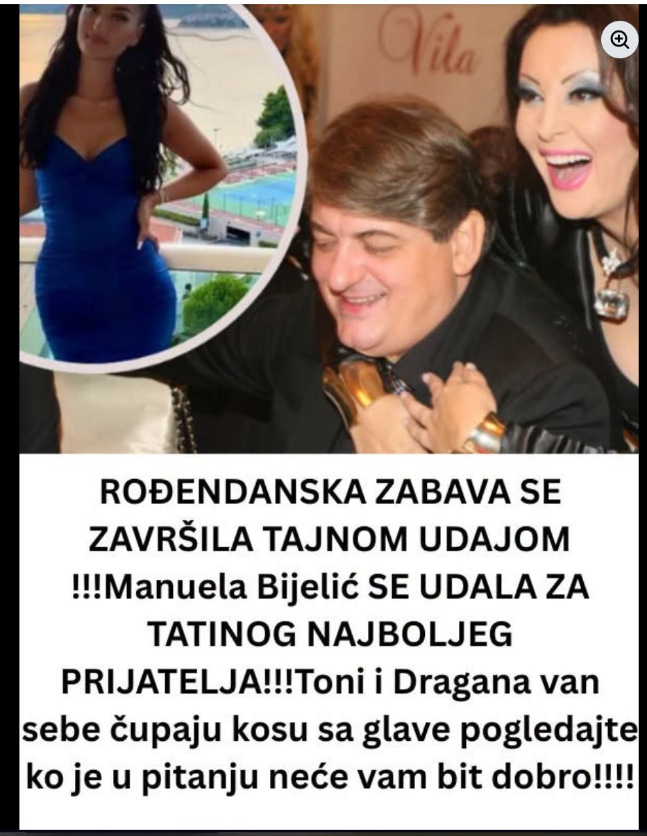 Rođendanska zabava se završila tajnom udajom: Manuela Bijelić se udala