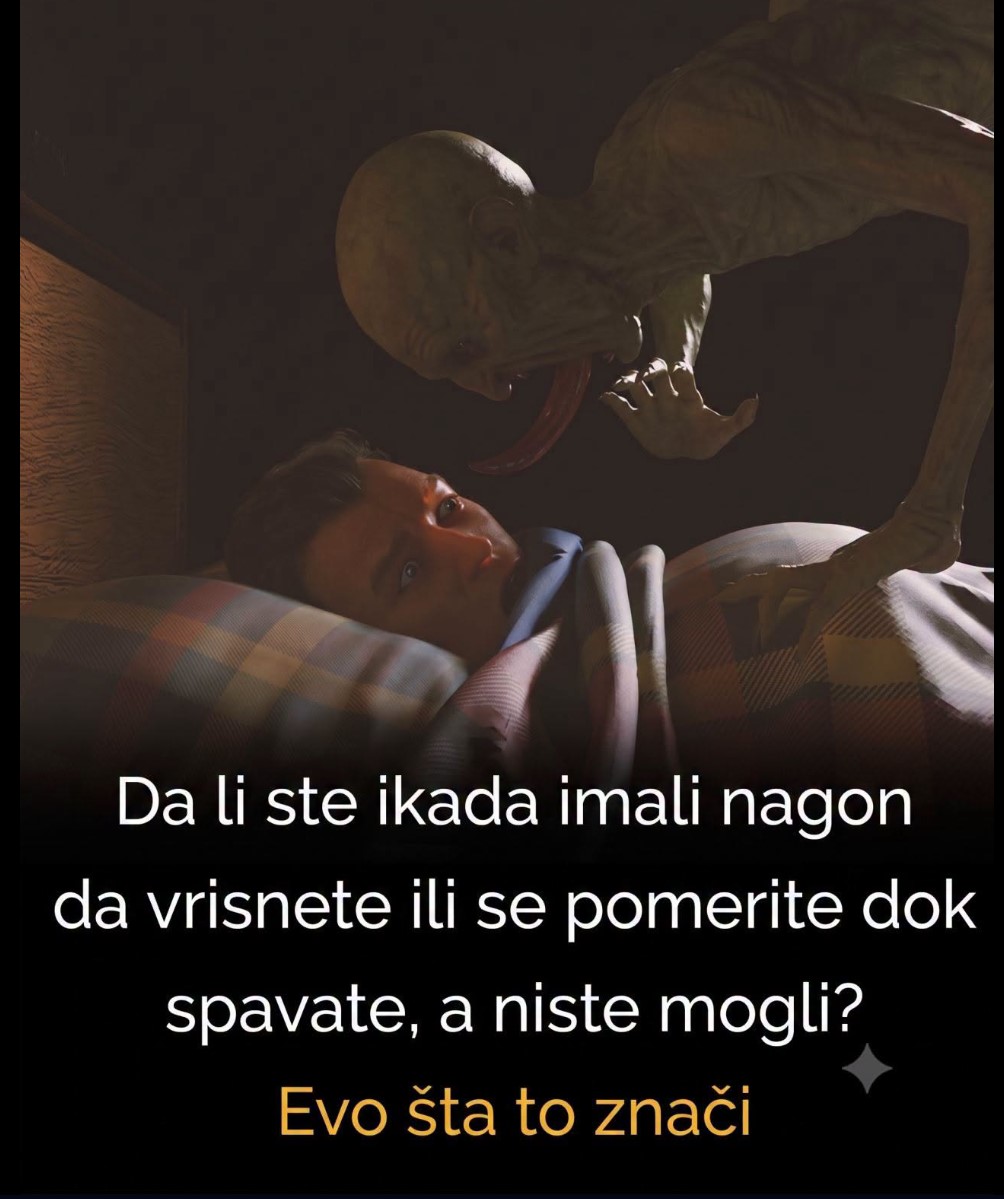 Da li ste se ikada probudili i niste mogli da se pomerite? Evo šta je zapravo paraliza sna