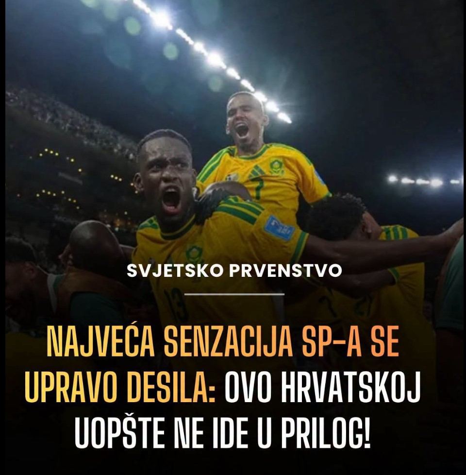 Najveća senzacija Svjetskog prvenstva: Južna Afrika ispisala istoriju, Hrvatska u problemu