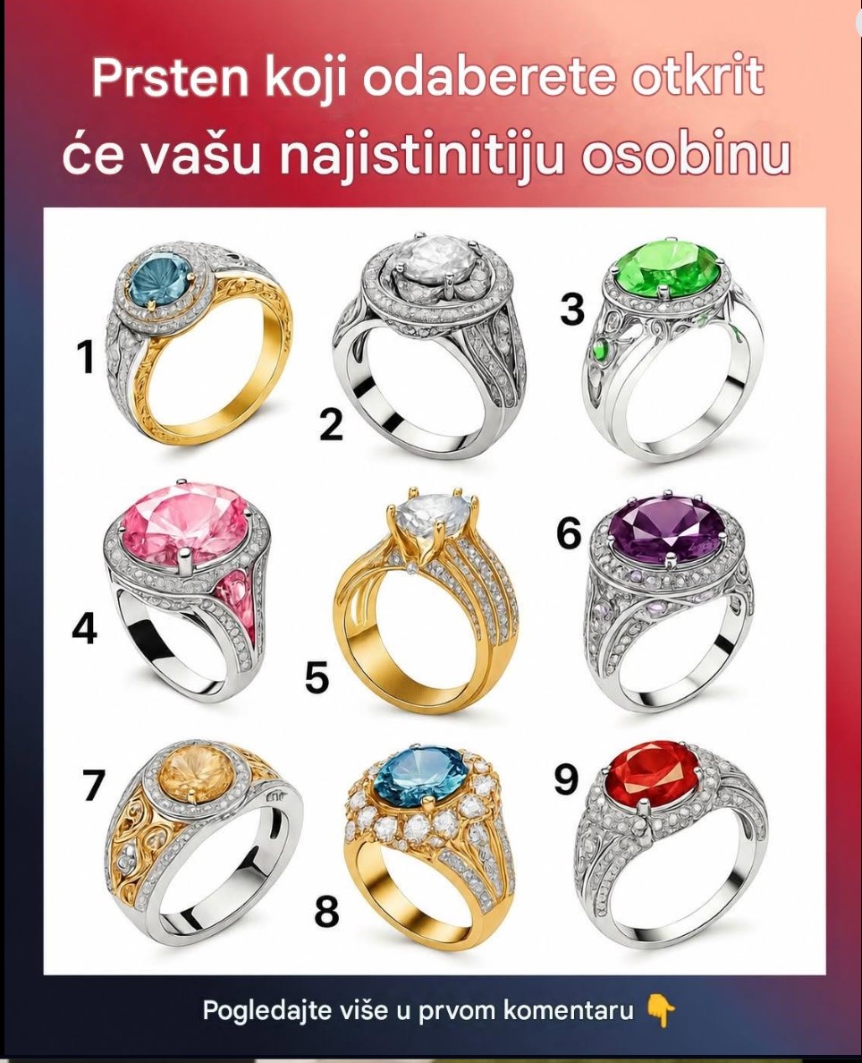 Prsten koji izaberete otkriva vašu najizraženiju osobinu ličnosti