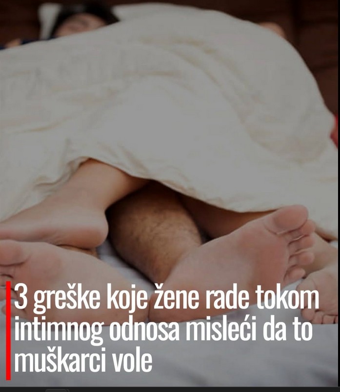 3 greške koje žene prave u krevetu misleći da ih muškarci vole