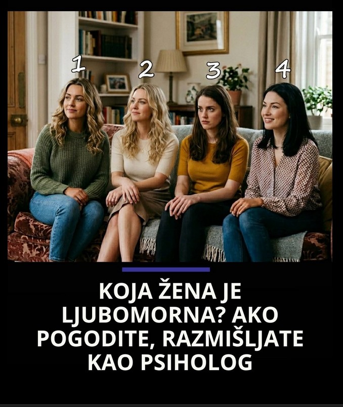Test zapažanja koji otkriva vašu intuiciju: Koja žena je ljubomorna na ovoj slici?