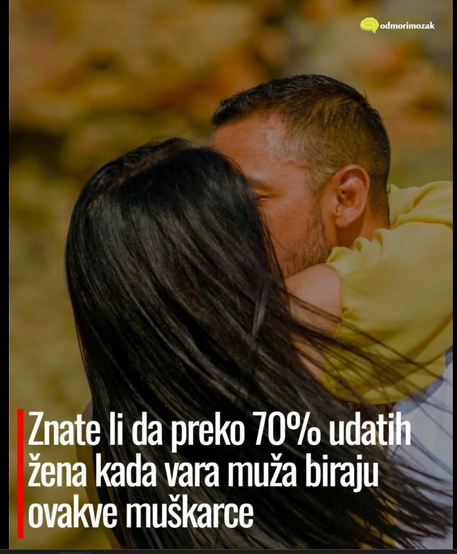 Šokantno istraživanje: Kakve muškarce udate žene biraju za aferu?