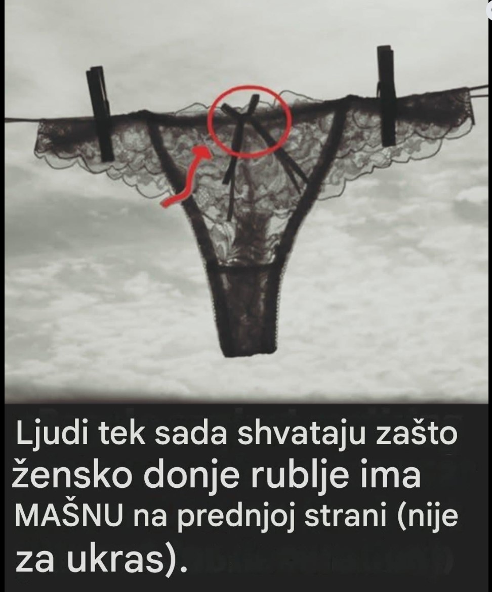 Mala Mašnica Na Ženskom Donjem Vešu Ima Skriveno Značenje: Većina Ljudi Nikada Nije Znala Čemu Zaista Služi